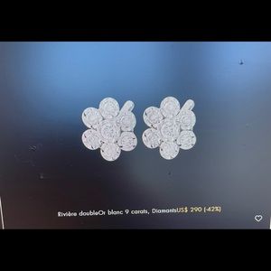 Edenly Children’s White Gold Diamond Stud Earrings